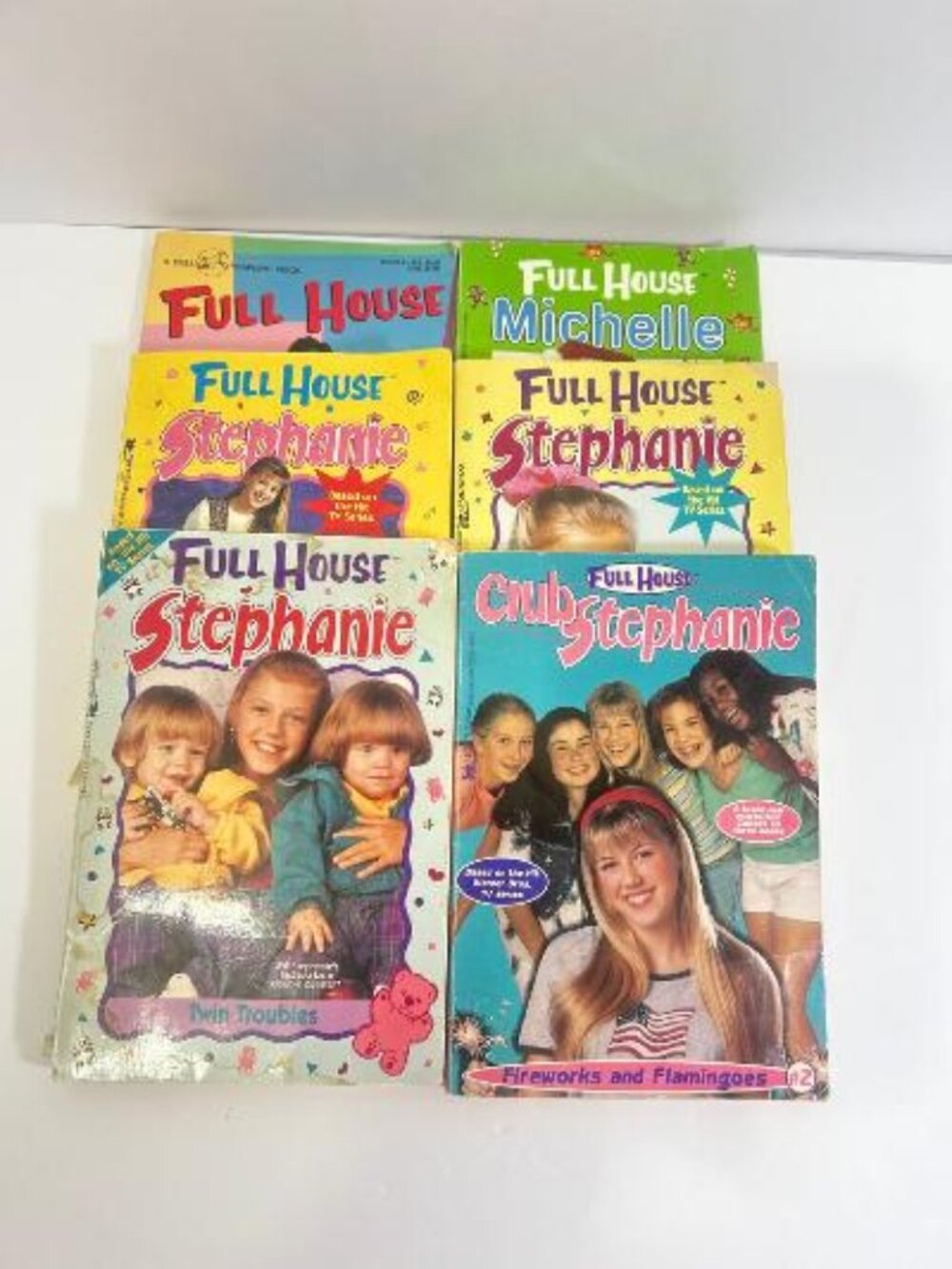 Lot of 6 Full House Stephanie & Michelle Books Paperback 90's Vintage TV Series